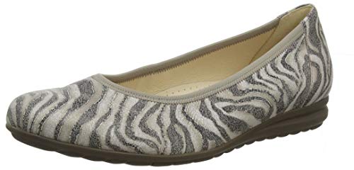 Gabor Women's Safari Print Ballet Shoes, Multicolour Antikrosa 32, 6.5 UK