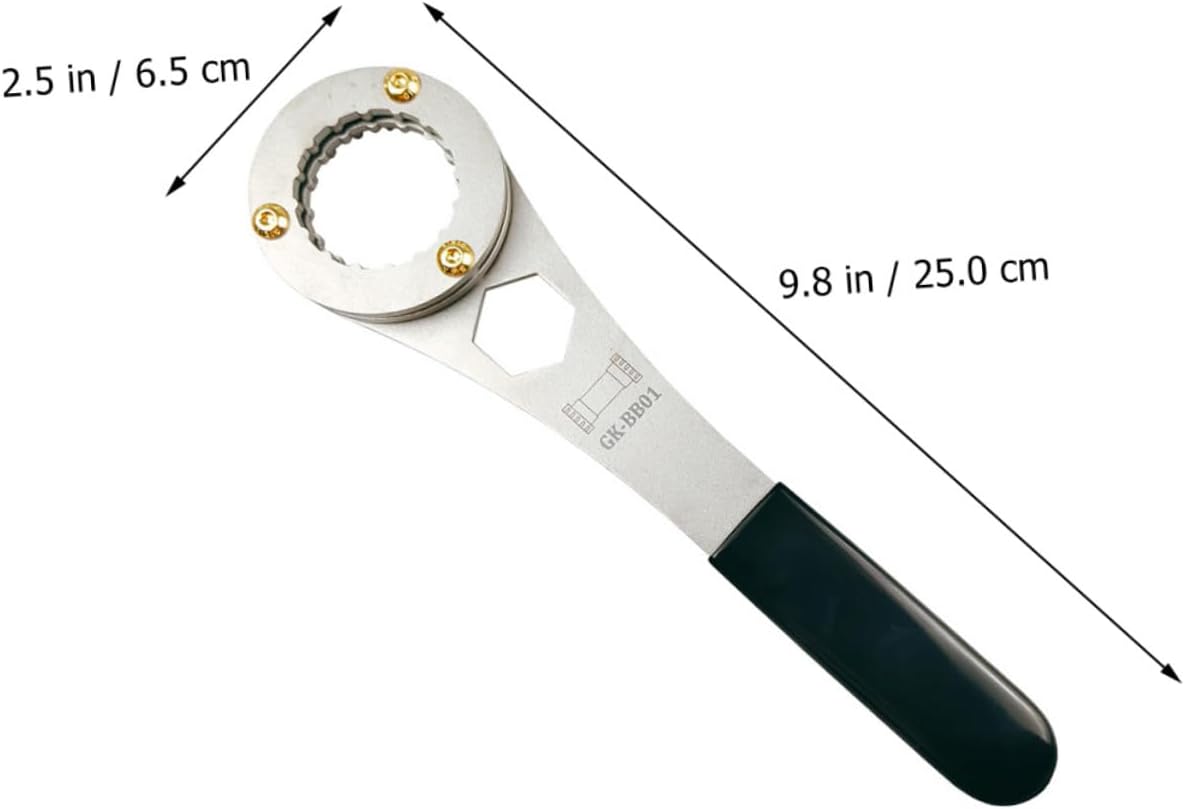 Center Axle Disassembly Wrench Multi Functional Removal Tool for Mountain Road Bikes Durable Stainless Steel Comfortable Grip Precise Design Bike Accessories