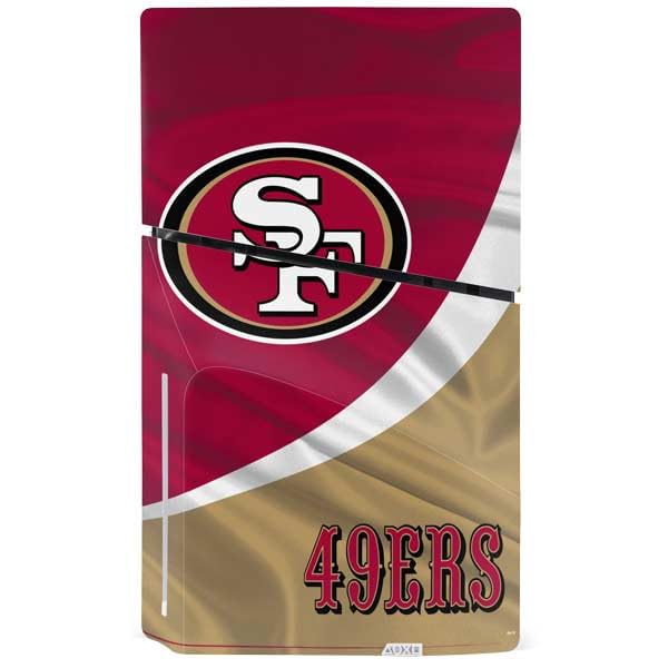 Skinit Decal Gaming Skin Compatible with PS5 Slim Disk Bundle - Officially Licensed NFL San Francisco 49ers Design