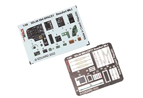 Eduard 1/48 Beaufort MK.I Space accessoires photodecoupe cockpit