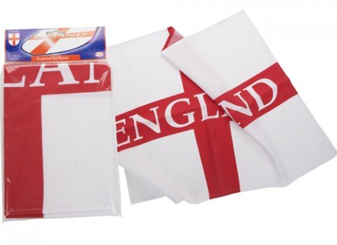 ENGLAND TEA TOWEL CHEF COOKING BBQ RUGBY FOOTBALL SUPPORTERS ST GEORGE FLAG