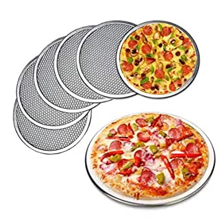 Grille à pizza pour barbecue et grand four plaque en aluminium perforée multi taille