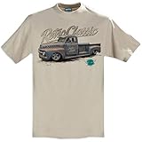 RetroClassic Jack's Shack 1952 Ford f100 Monster PickUp Truck Herren T-Shirt Größe L, sand