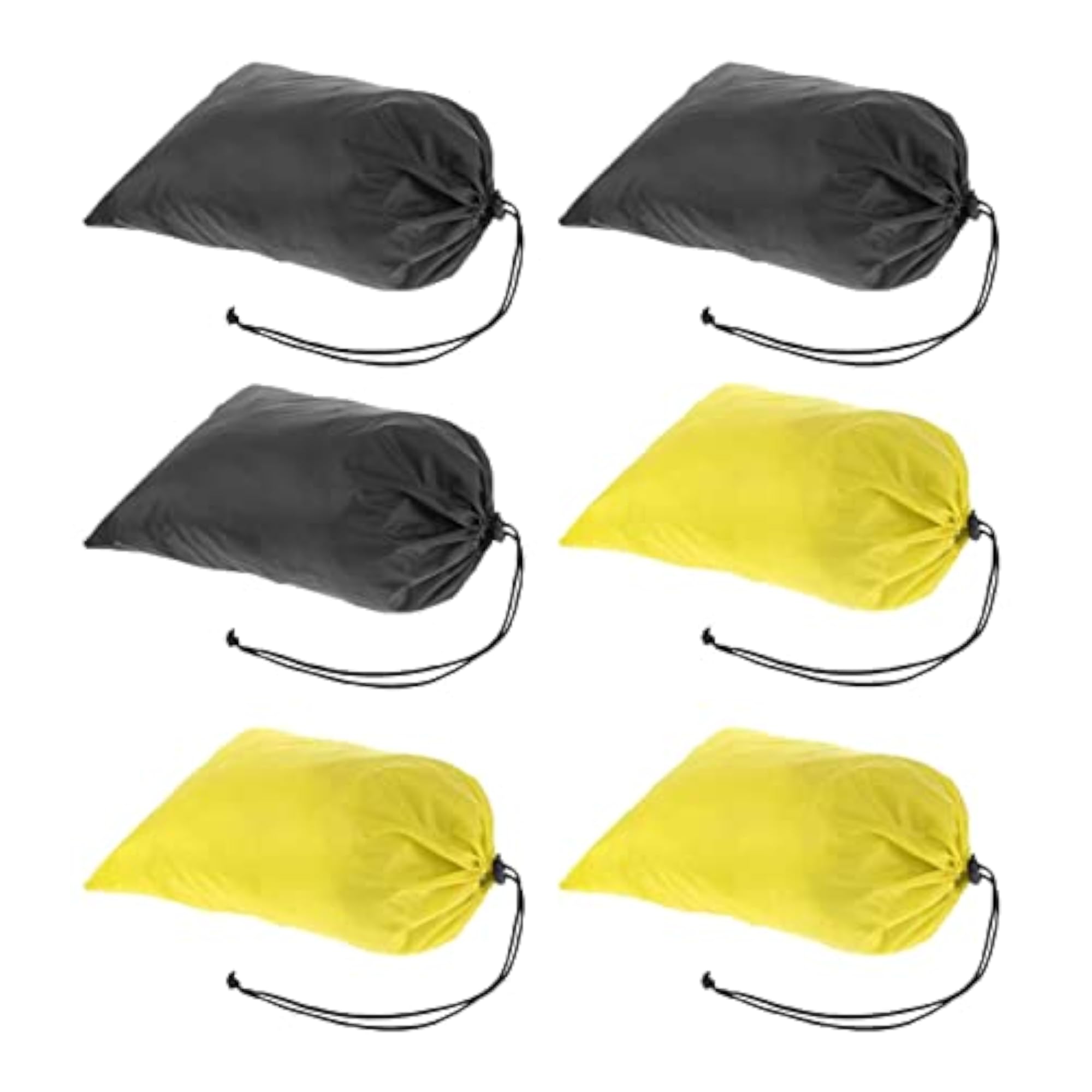 2x Waterproof Drawstring Storage Bags for Clothes & Shoes