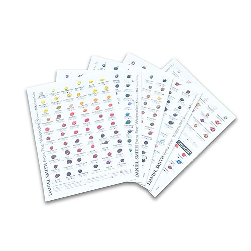 DANIEL SMITH Extra Fine Watercolor - 266 and 22 Gouache Dot Card