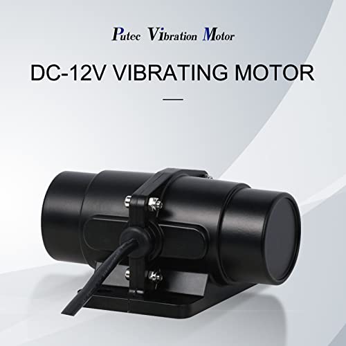 Petec Vibration Motor 200Lbs Brush Vibrator For Salt&Sand And Concrete Mixer Dc 12V 4500Rpm Vibrating Force 200Lbs #TOP1