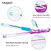 TANMIT Glitter Gel Pens, 33 Colors Neon Glitter Pens Set Gel Art Markers with 40% More Ink for Adult Coloring Books, Drawing, Journaling, Doodling