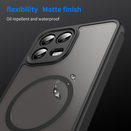Image of Compatible with T-Mobile Revvl 8 Pro Case Cover,Compatible with MagSafe,Anti-Fall,Compatible with T-Mobile T Phone 3 Pro 5G Cell Protective Phone Case Black