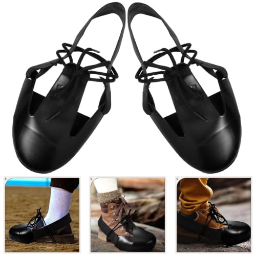 Couvre-orteils en métal avec embouts en acier pour chaussures (2 paires) - 2