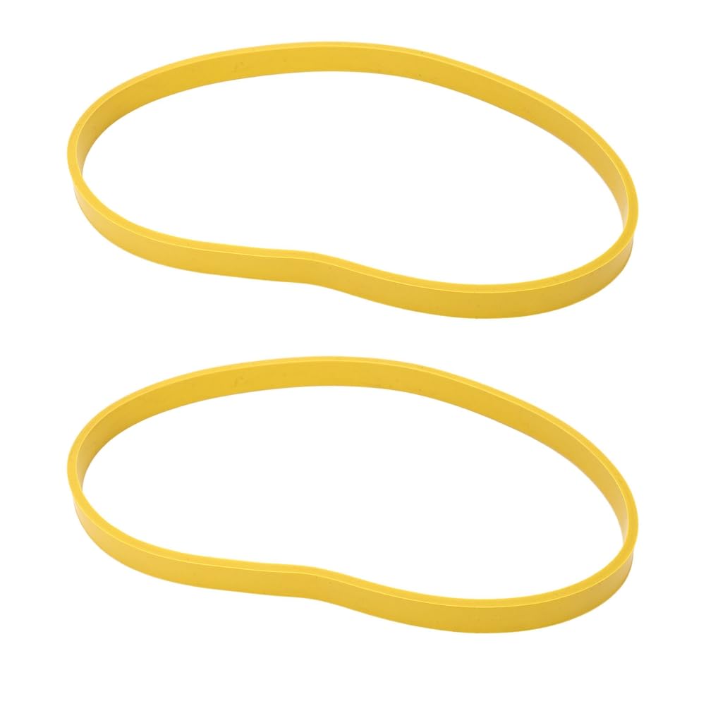 Osmond 2PCS Woodworking Non Slip Rubber Tire Bandsaw Bands Band Saw Tires for 8in Bandsaw Wheel Tire Yellow