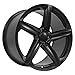 OE Wheels CV02 19 Inch Rims Fit Corvette C8 Z06 Style 5x120 19x8.5 / 20x11 Satin Black (Set of 4)