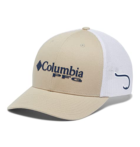 Image of Columbia Unisex Adult PFG Logo Mesh Ball Cap