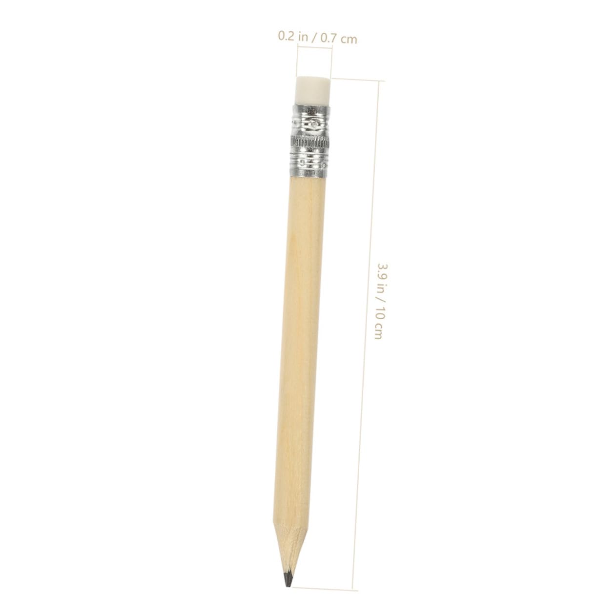 Housoutil 5 series Lápices Redondos Para Artistas Lápices Para Volver A La Escuela Para Escribir Para Dibujar De Carbón Pequeños De 100 piezas x 5