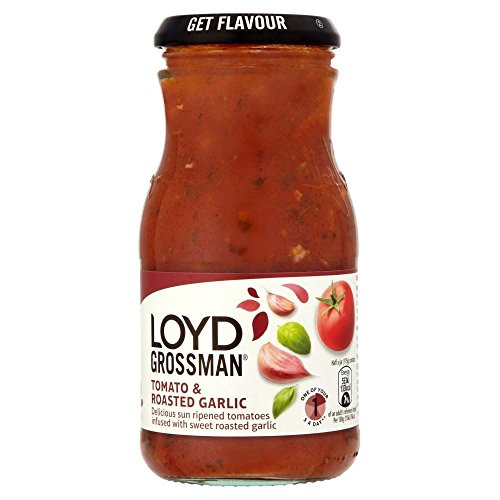 Loyd Grossman Pasta Sauce - Tomato & Roasted Garlic (350g) - Pack of 2 image 2
