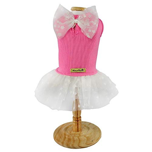 Vestido Bailarina Bonito para Cães, GG, Pink