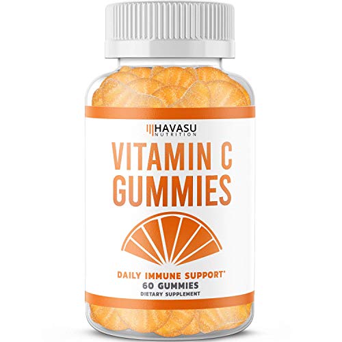 Havasu Nutrition Vitamin C Immune Support Gummies Designed for Defense, Non-GMO, Natural & Pectin-Based; 60 Vegetarian Gummie