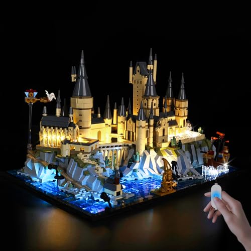 Nitemode Light Kit Compatible with Lego- 76419 Castle and Grounds, Upgraded for Harry Potter Hogwarts Building Set Lighting Accessories No Model((JUST Lights)