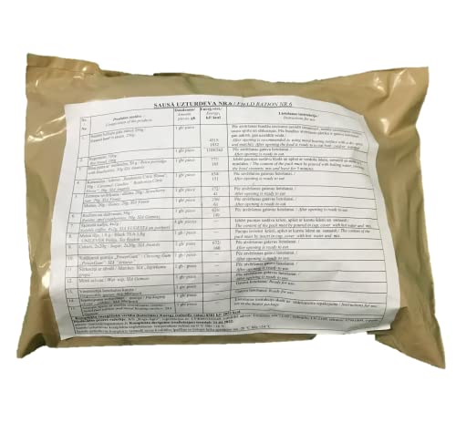 ラトビア 訳アリ品 レーション MRE 旧型 (メニュー２)