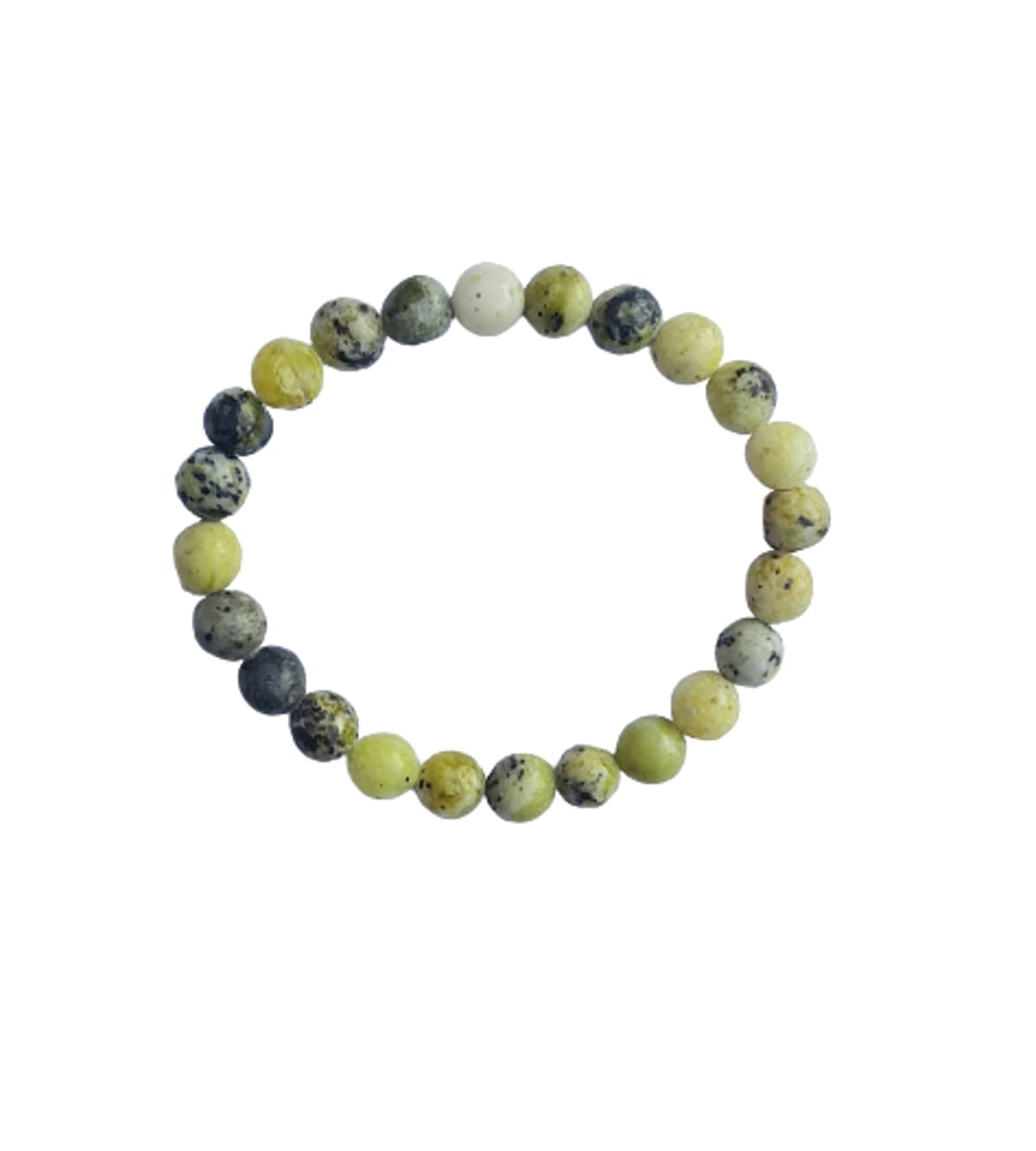 Maitri Export Natural Serpentine Bracelet 8 mm Crystal Stone Unisex Adult Bracelet Round Shape for Reiki Healing and Crystal (Serpentine) (B09CQ3KM55) Amazon Price History, Amazon Price Tracker