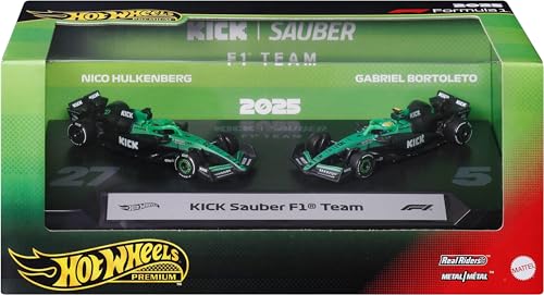 ​Hot Wheels Premium Formula 1 KICK Sauber F1 Team 2-Pack by Hot Wheels - Used condition - Image 6