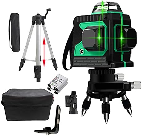 Amazon | Aitoyo グリーンレーザー墨出し器 フルライン 12ライン 3脚  