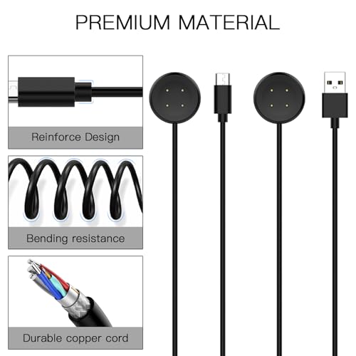 Câble de charge pour montre connectée Google Pixel Watch 3 robuste 1m