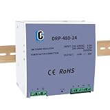 LCLCTC 24volt Power Supply 20A; Input:100-120V or 200-240V;Output:24Vdc;24v 20Amp Power Supply