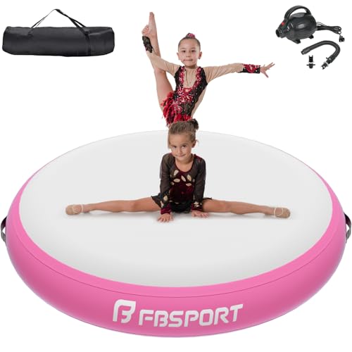 FBSPORT Air Spot,140x20cm Tappetino da Ginnastica Gonfiabile Airtrack Ginnastica Artistica Air Roll Air Barrel Tumbling...