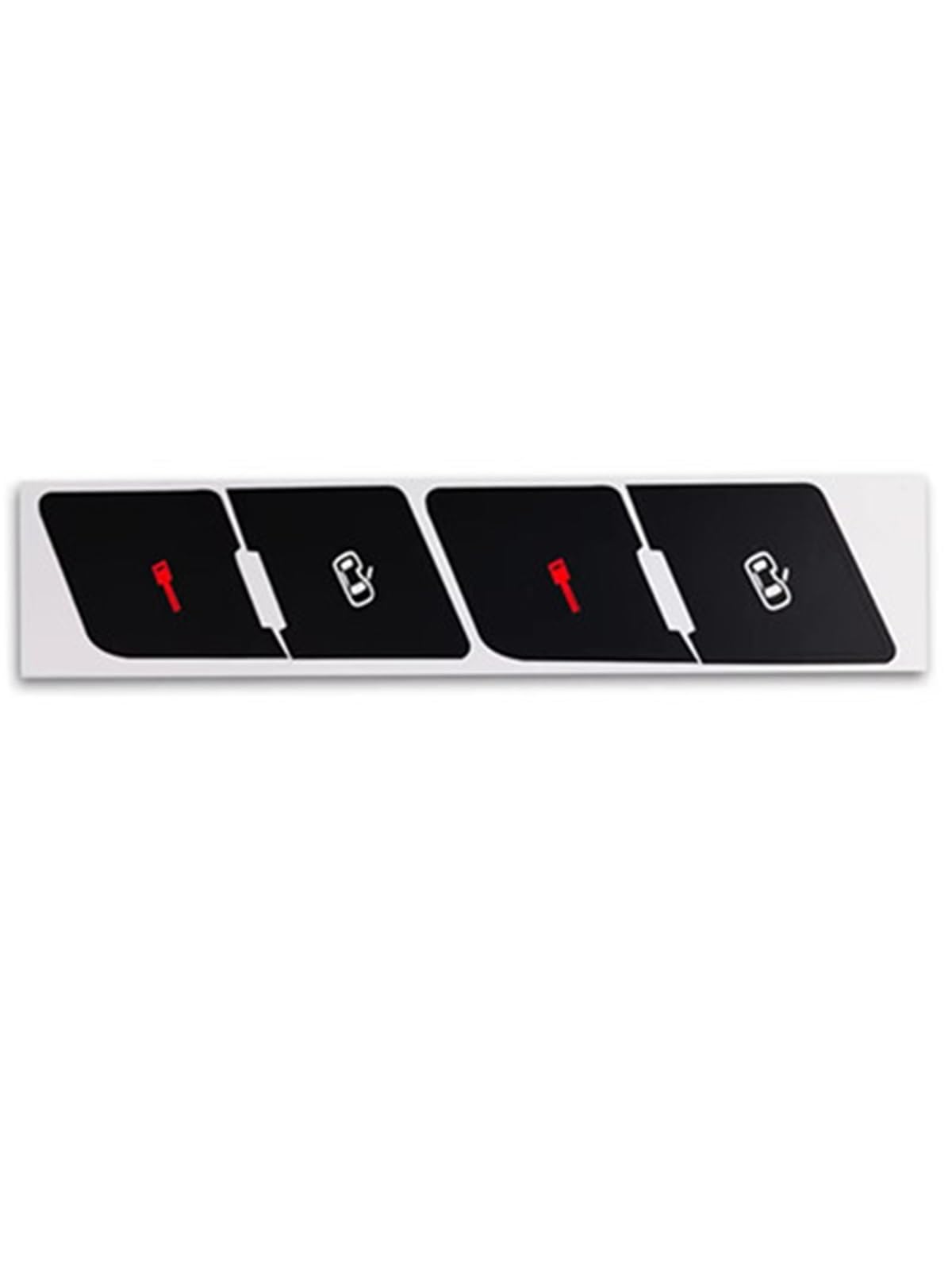 Button Trim Compatible with A4 B6 B7 2000 2001 2002 2003 2004 2005 2006 2007 2008 Car Dashboard ESP Button Air Conditioning Button Power Window Switch Button Sticker(Window)