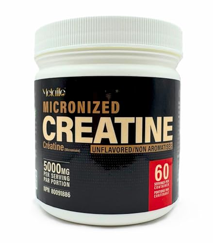 MetaLife Canada-Made 100% Pure Micronized Creatine Monohydrate Powder 300g , for Muscle Growth, Strength & Performance – No Additives, Unflavored, Ideal for Athletes & Fitness Enthusiasts , Vegan, Non-GMO, Gluten Free, Soy Free