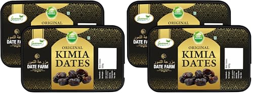 Image of Date Farm Premium Kimia Wet Dates | Original Arabian Khajur | 100% Natural & Fresh | Soft, Juicy & Nutrient-Rich | Immunity Booster | No Added Sugar | Gluten-Free | 1 kg Value Pack (Pack of 2)