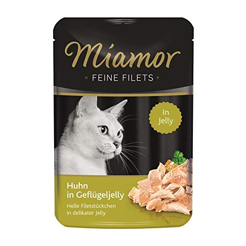 Produktbild von Miamor Feine Filets Huhn in Geflügeljelly - 24 x 100 g