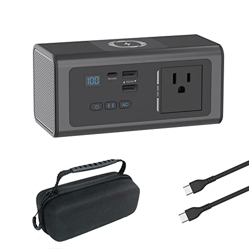 XWIN AC 100W Laptop Power Bank: 76.96Wh Portable Laptop Charge with USB C PD 60W & 10W Wireless Charging Outlet External Battery Pack for MacBook, HP, DELL, iPad, Tablet, iPhone, Samsung Galaxy