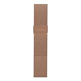 iTouch Air 3 40mm/Sport 3 Extra Interchangeable Strap, Replacement Smartwatch Straps, Mesh Straps For Smartwatches Compatible with iTouch Air 3/Sport 3 (Narrow Rose Gold Mesh)