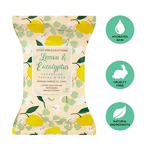 Beauty Concepts Facial Wipe Set- 4 Packs Of Face Wipes, Makeup Removing Wipes With Coconut, Lemon & Eucalyptus, Gardenia, And Vitamin C #TOP6