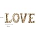 MyGift Country Rustic Exposed Wood 4 Inch Block Letters LOVE Sign, Decorative Mantel Word Sign