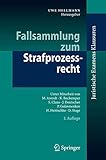  Fallsammlung Zum Strafprozessrecht (Juristische Examensklausuren) (German Edition)