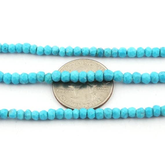 Perles turquoise LKBEADS authentiques anti-ternissement pour bijoux