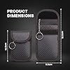 Faraday box and pouch set keyless entry car key safe protector anti-theft signal blocking cages #5