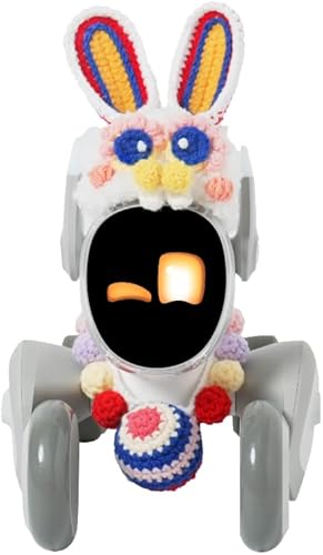 Traje de Navidad tocado y collar hechos a mano inspirados en las vibraciones navideñas, perfecto para transformar los juguetes de tu robot de