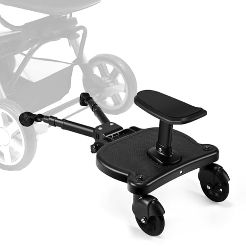 Universal Stroller Board with Detachable Seat,Stroller Board,Buggy Board Suitable for