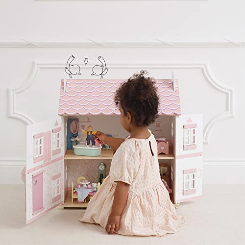 Le Toy Van - Iconic Sophie's Large Wooden Doll House | Dream House Wooden Dolls House Play Set | Great As A Gift | Suitable For Ages 3+ #TOP5