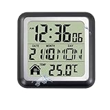 Fonctionnement silencieux : le pointeur de notre petite horloge murale étanche adopte un mouvement silencieux sans faire de bruit, afin de mieux garantir la qualité du sommeil de vous et de votre enfant.