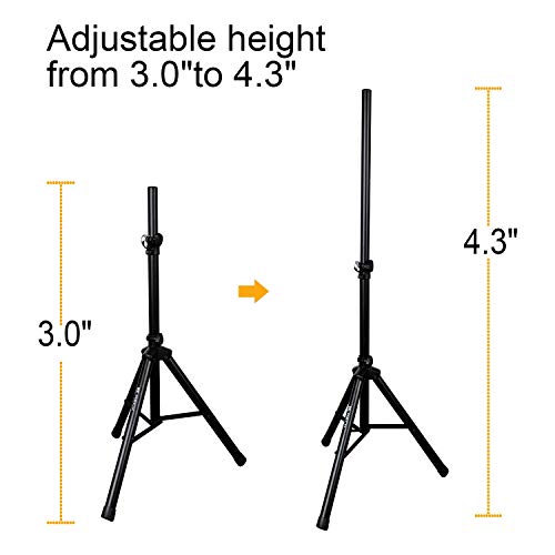 Reck Dc 12 Portable 12-Inch 1000 Watts 2-Way Powered Dj/Pa Speaker System Combo Set With Bluetooth/Usb/Sd Card Reader/Fm Radio/Remote Control/Speaker Stand/Wired Mic #TOP2