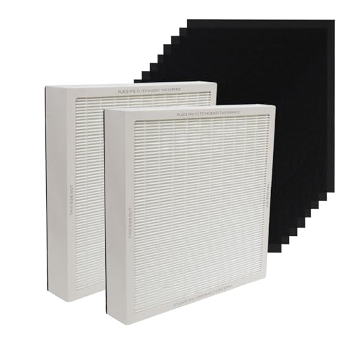 Filtre de rechange Pureburg compatible Vornado en lot de 2 préfiltres charbon