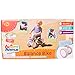 Baby Balance Bike for 1 Year Old Boys Girls 12-24 Month Toddler Balance Bike, Storage Basket, 4 Wheels and Adjustable Seat, Toddler First Bike, First Birthday Gifts
