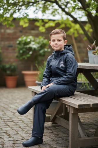 Image of Trustous Boys PVC Double Layer Waterproof Raincoat Kids Boys Waterproof PVC Double Layer Raincoat|Boys Transparent PVC Double Layer Rainwear|Boys Heavy Duty PVC Double Layer Raincoat