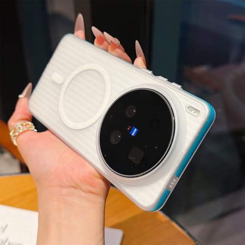 Image of for vivo X300 Ultra 5G Magnetic Phone Case Matte Texture Shockproof Protective PC Cover - Blue