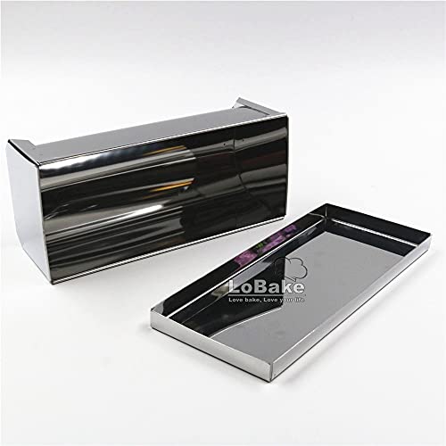 5 Styles Long Design Half Round Sylinder Shape Stainless Steel Bread Mold Metal Cake Mould Toast Box Loaf Pan Tin Diy Bakeware (18.5Cm) #TOP3