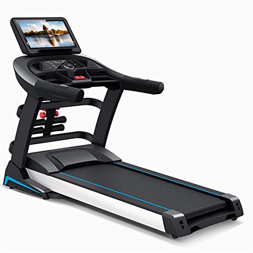 Image of Treadmill Walking Indoor Electric Treadmill Home Large Screen Smart Multi-Function Shock Absorption Folding Fitness